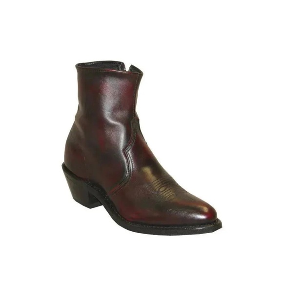 Abilene Boot Co, Black Leather Western Boots Size 11